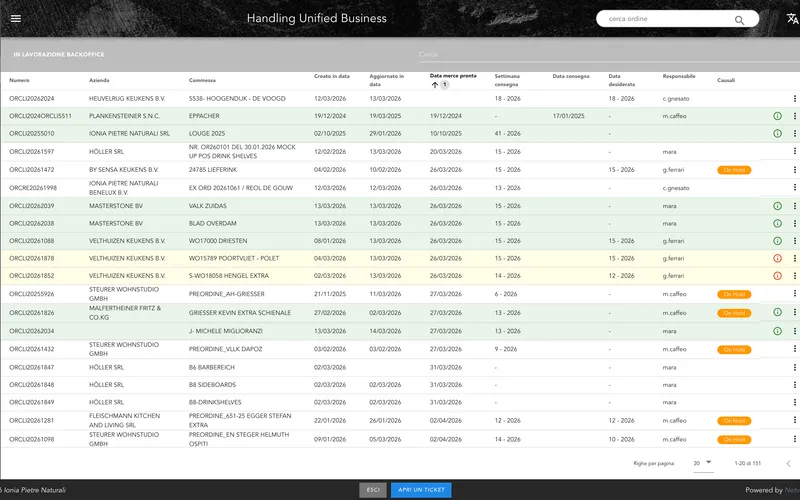 Ordini e Offerte sotto Controllo - Case study